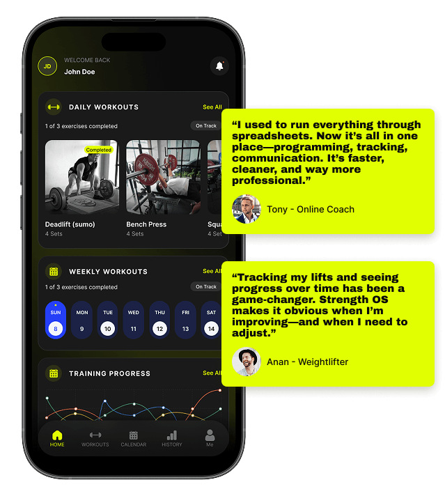 Coach App Interface