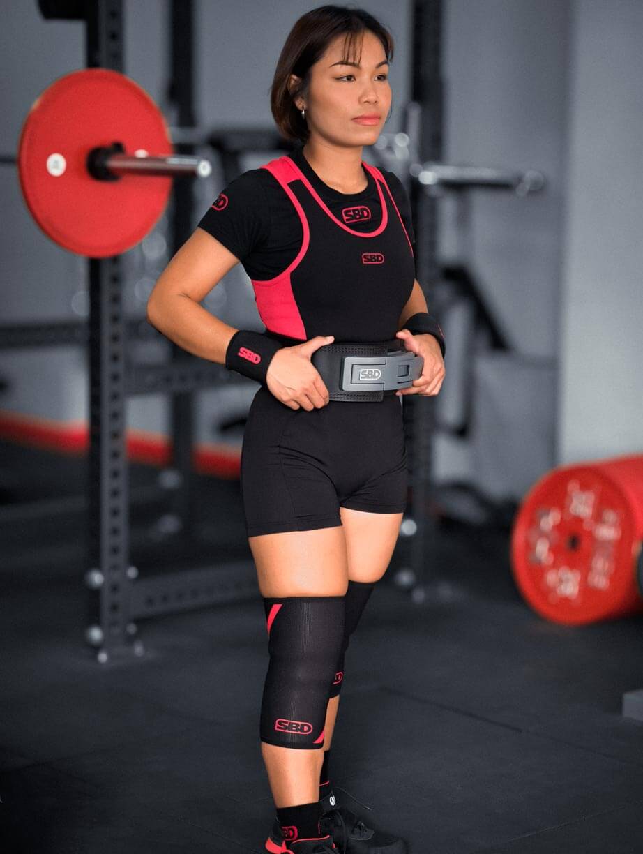 Athlete wearing SBD training gear